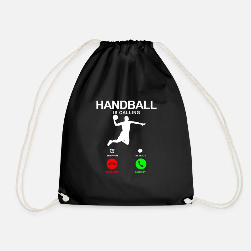 Handball - Turnbeutel - Schwarz