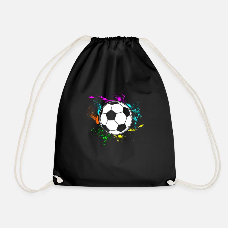 Fußball - Turnbeutel - Schwarz