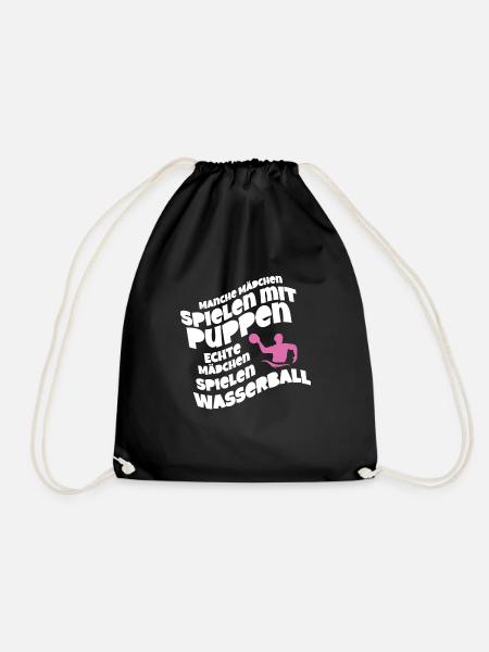 Wasserball - Turnbeutel - Schwarz