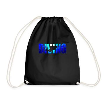 plonger - Sac de sport léger - noir - Devant