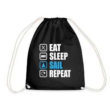 naviguer - Sac de sport léger - noir - Devant