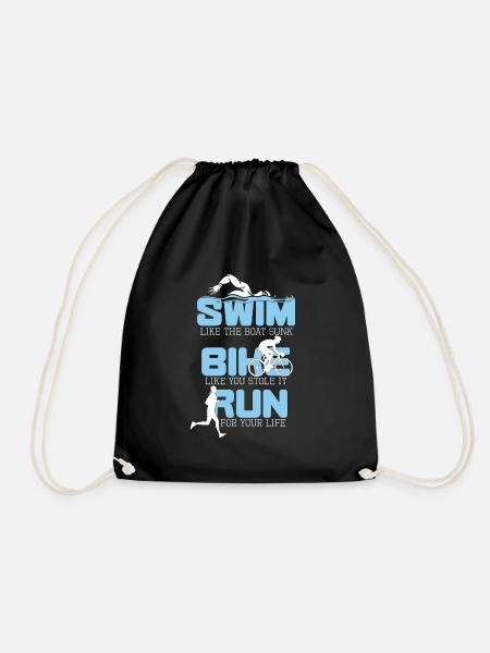 Triathlon - Turnbeutel - Schwarz