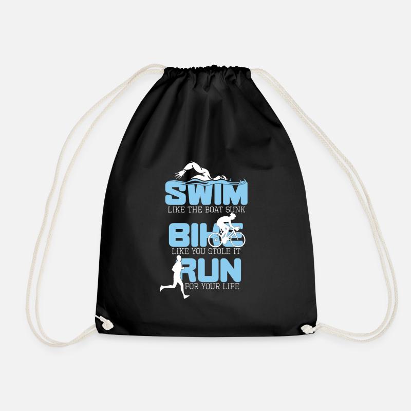 Triathlon - Turnbeutel - Schwarz