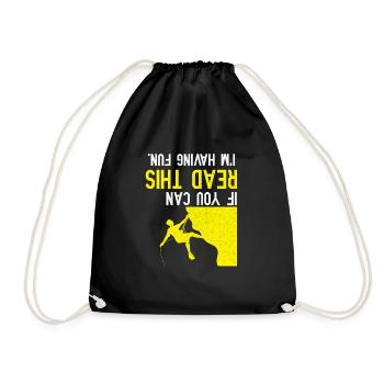 bouldering - Sac de sport léger - noir - Devant