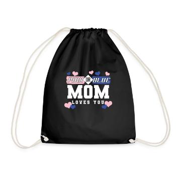 Douce cadeau de grossesse pour bébé - Sac de sport léger - noir - Devant
