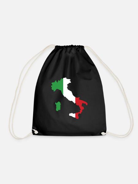 Italien - Turnbeutel - Schwarz
