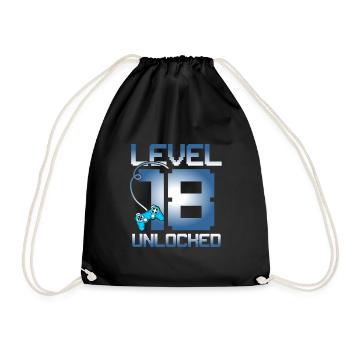 18ème anniversaire - Sac de sport léger - noir - Devant