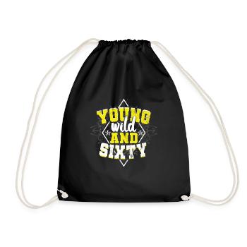 60ème anniversaire - Sac de sport léger - noir - Devant