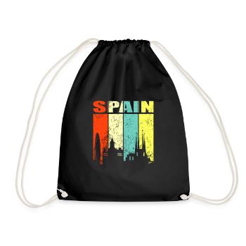 Espagne - Sac de sport léger - noir - Devant
