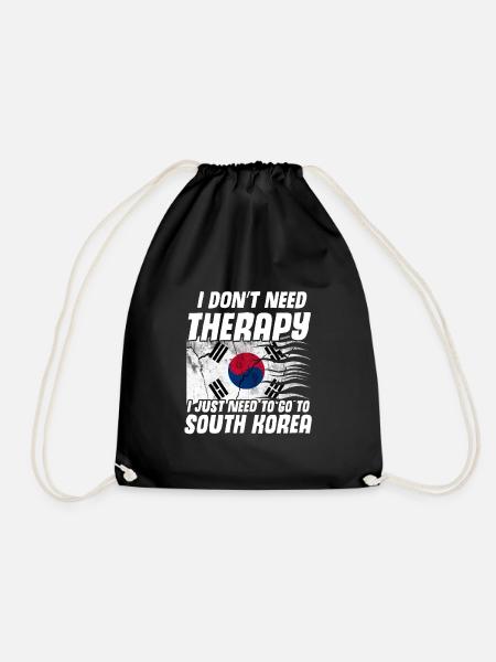 Korea - Turnbeutel - Schwarz