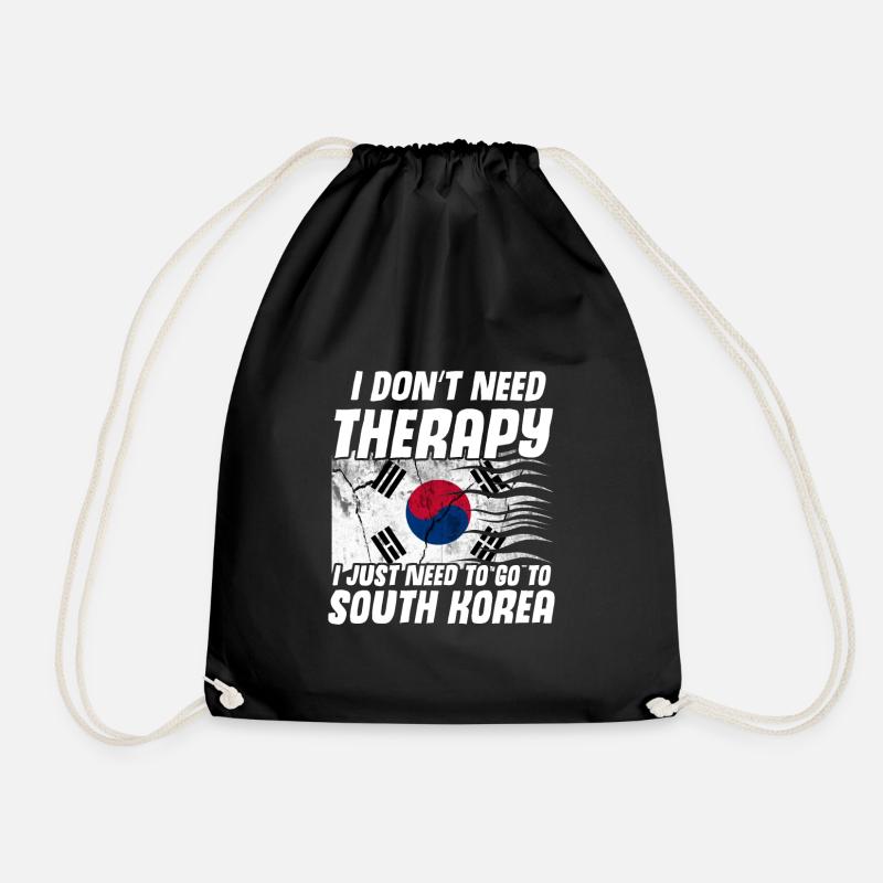 Korea - Turnbeutel - Schwarz
