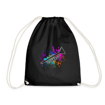 Trumpet playing trumpet band gift - Drawstring Bag - black - Front