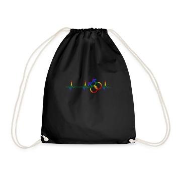 Lgbt - Turnbeutel - Schwarz - Vorne