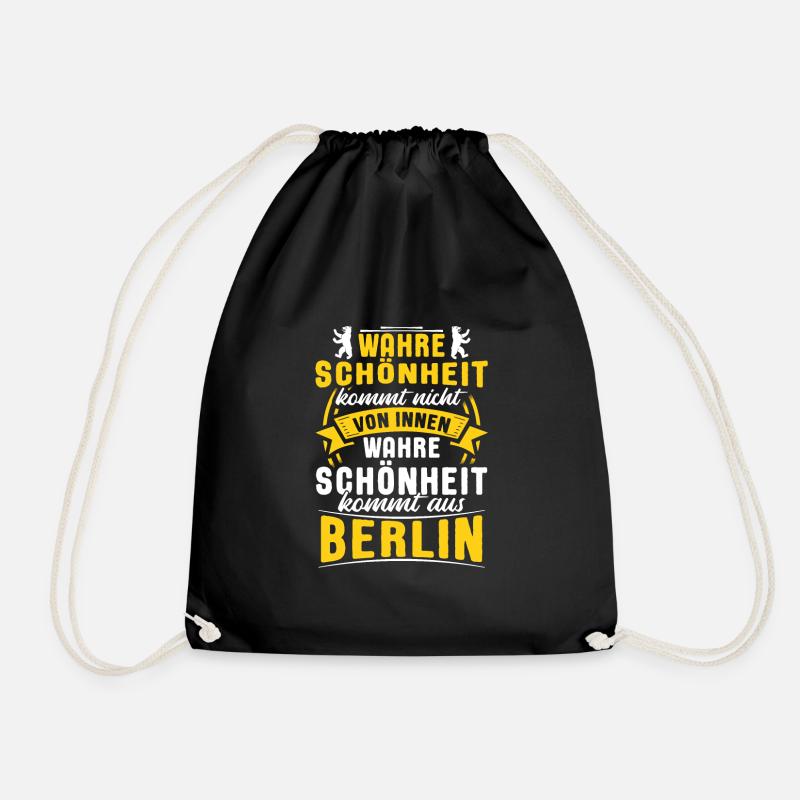 Berlin - Drawstring Bag - black