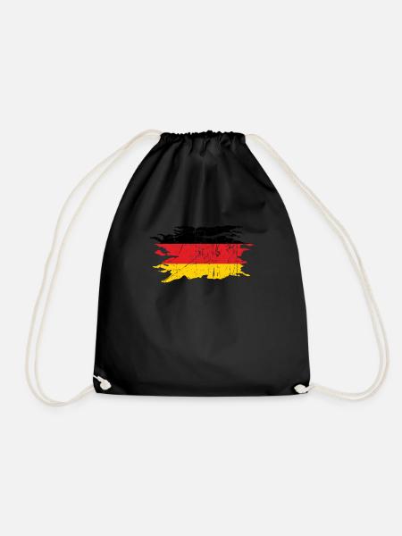 Deutschland - Turnbeutel - Schwarz