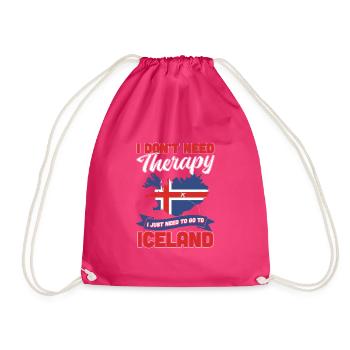 Islande - Sac de sport léger - fuchsia - Devant