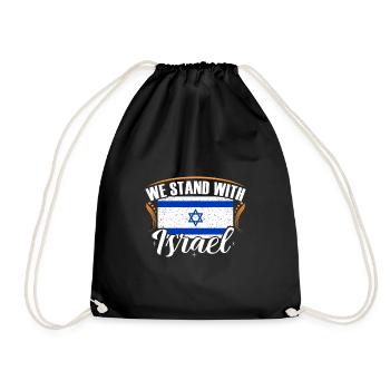 Israel - Drawstring Bag - black - Front