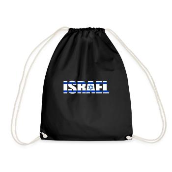 Israel - Drawstring Bag - black - Front