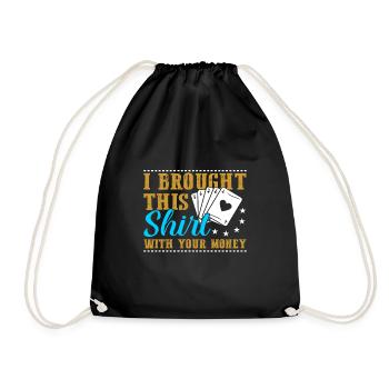 Poker Poker Cadeau - Sac de sport léger - noir - Devant