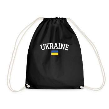 Ukraine - Sac de sport léger - noir - Devant