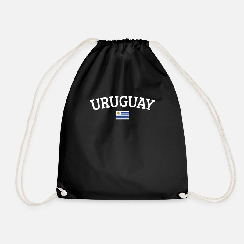 Uruguay - Turnbeutel - Schwarz