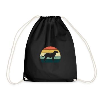 Labrador - Drawstring Bag - black - Front