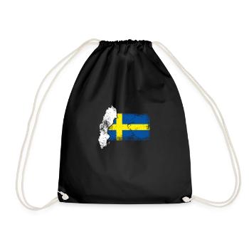 Suède - Sac de sport léger - noir - Devant