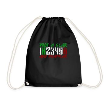 moto - Sac de sport léger - noir - Devant