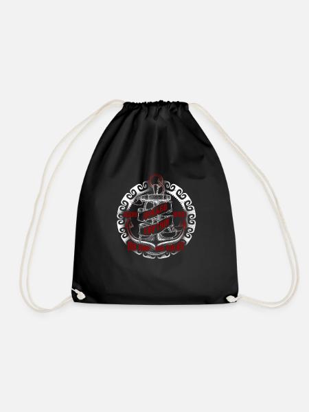 Pirate pirate pirate pirate mutiny gift - Drawstring Bag - black