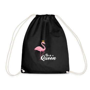 Cadeau d'été Flamingo - Sac de sport léger - noir - Devant
