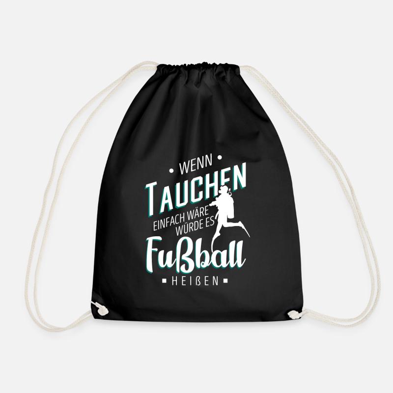 tauchen - Turnbeutel - Schwarz