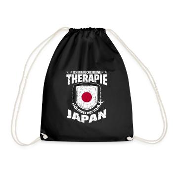 Japan - Turnbeutel - Schwarz - Vorne