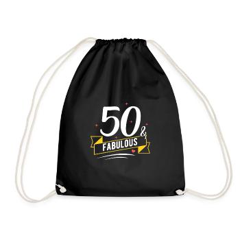 50ème anniversaire - Sac de sport léger - noir - Devant