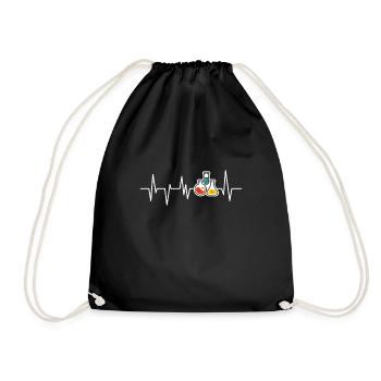 chimie - Sac de sport léger - noir - Devant