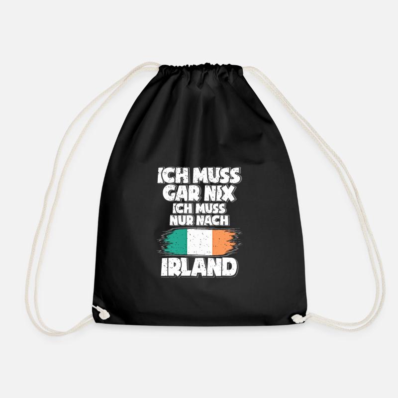 Irland - Turnbeutel - Schwarz