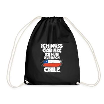 Chile - Turnbeutel - Schwarz - Vorne