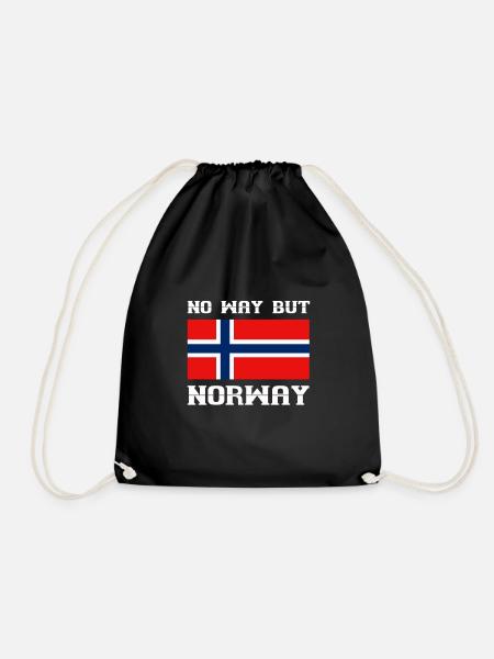 Norway - Drawstring Bag - black