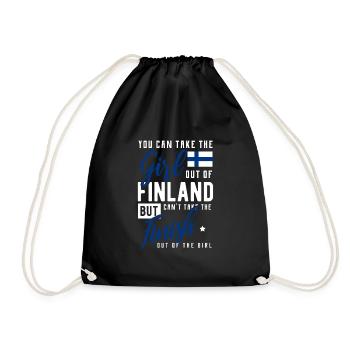 Finlande - Sac de sport léger - noir - Devant