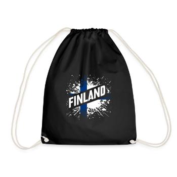 Finlande - Sac de sport léger - noir - Devant