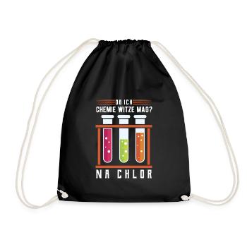 chimie - Sac de sport léger - noir - Devant
