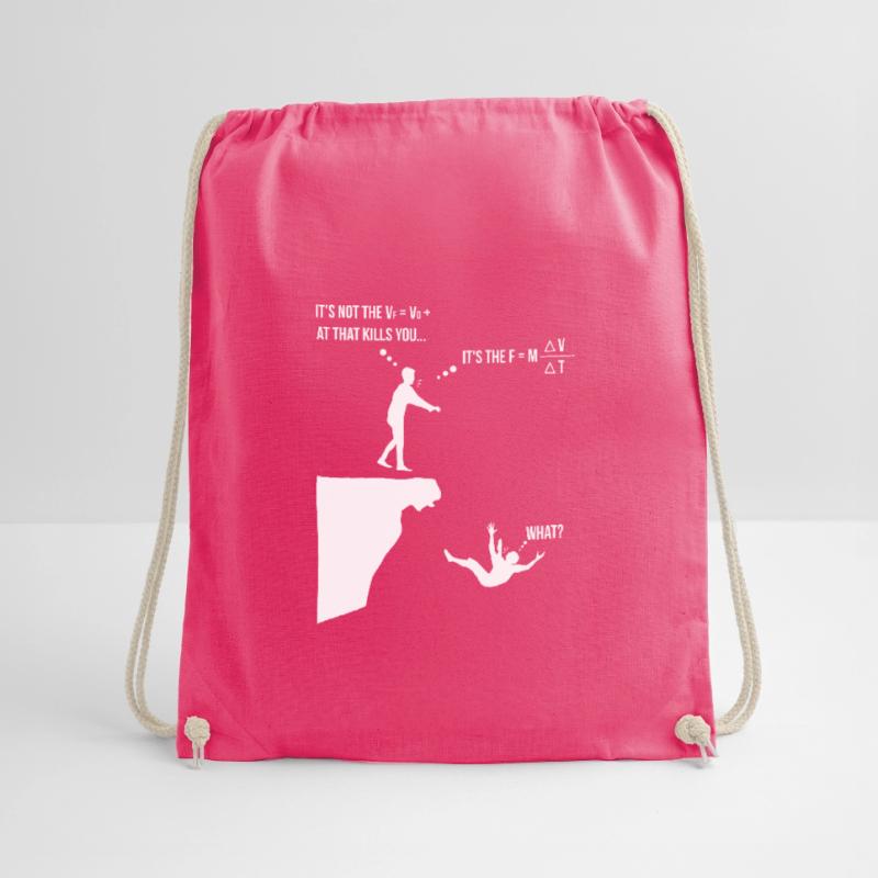 Physics study science physicist gift teaching Drawstring Bag