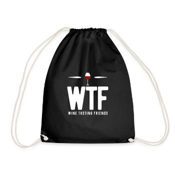 Du vin - Sac de sport léger - noir - Devant
