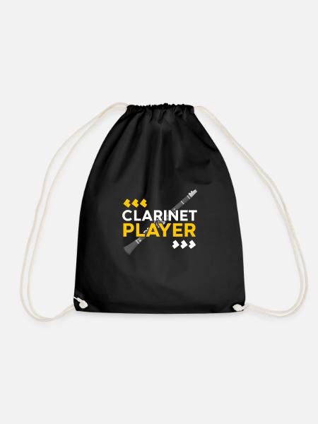 Klarinette - Turnbeutel - Schwarz