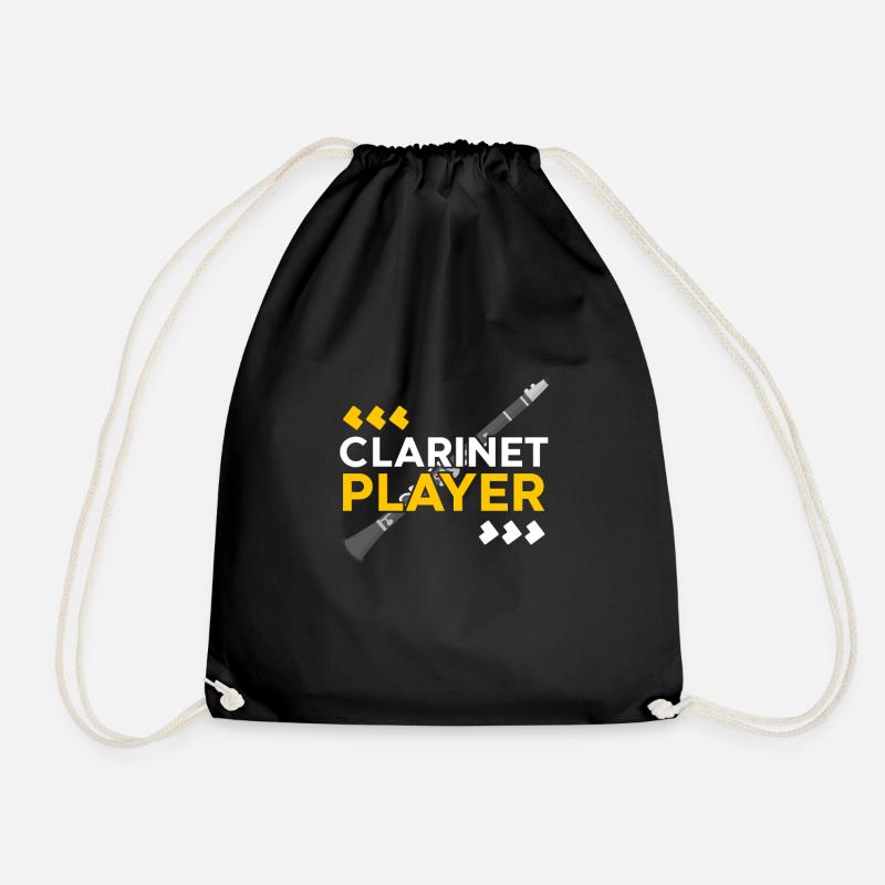 Klarinette - Turnbeutel - Schwarz