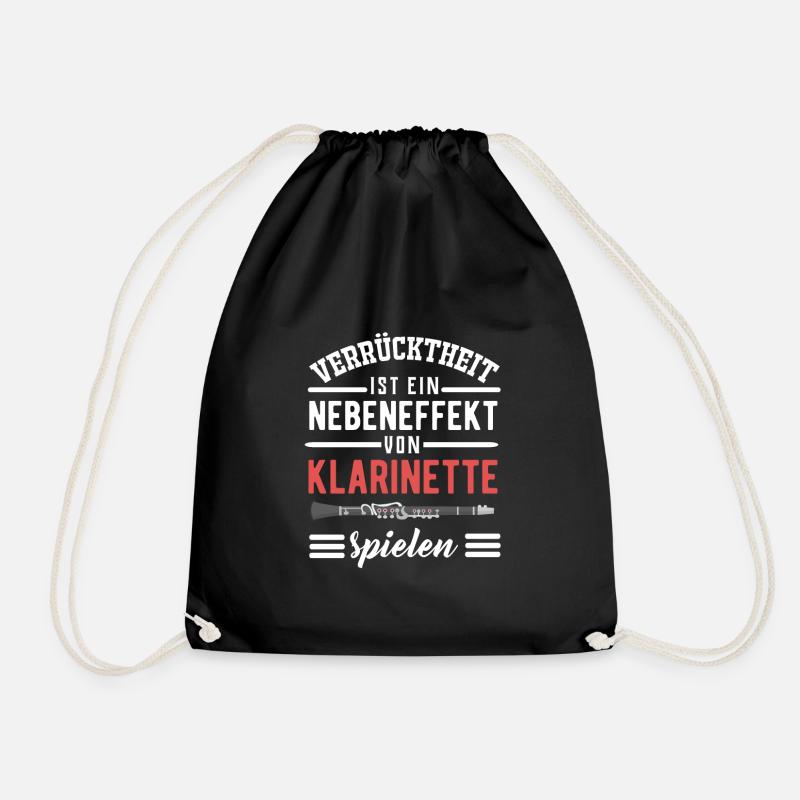 Klarinette - Turnbeutel - Schwarz