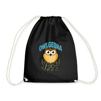 Mathematics - Drawstring Bag - black - Front
