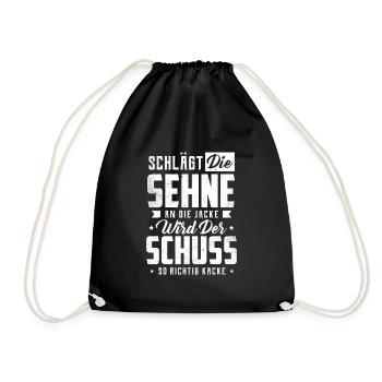 Tir à l’arc - Sac de sport léger - noir - Devant