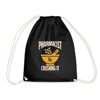 pharmacist - Drawstring Bag - black - Front
