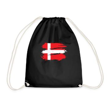 Denmark - Drawstring Bag - black - Front