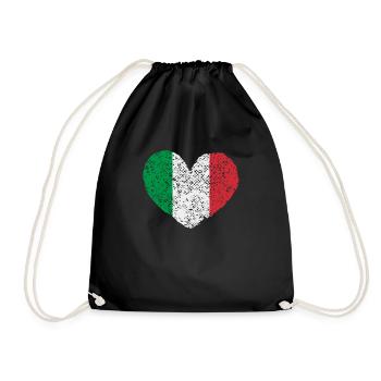 Italie - Sac de sport léger - noir - Devant